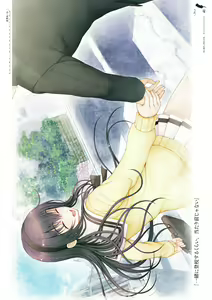 Page 42 of Kimi to Kanojo to Kanojo no Koi. Visual Fan Book - preview thumbnail