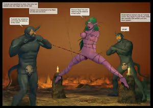 Page 2 of The end of Night elves from Warcraft （guro warning） - preview thumbnail