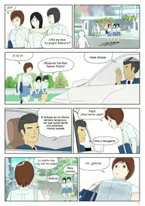 Page 4 of Asa Kara Chichi ni Ya Rareru Musume | Chica Acosada por su Padre - preview thumbnail