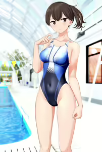 Kaga-san Kyouei Mizugi — hentai manga cover on Fhentai