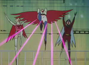 Page 1148 of Gatchaman fanservice/pantyshot compilation - preview thumbnail