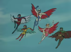 Page 696 of Gatchaman fanservice/pantyshot compilation - preview thumbnail