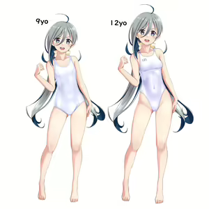 Page 2 of Kiyoshimo 9yo (Mujirushi)→12yo(Kai Ni)Seichou Hensen-zu + SP Cut In - preview thumbnail