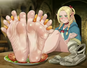 Page 8 of Marcille's Elven Foot Platter (uncensored) - preview thumbnail