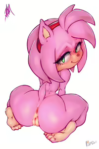 Page 59 of Amy rose Ass focus - preview thumbnail