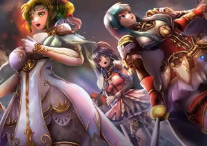 Page 2 of Petrification of the Sacred Stones Heroines and FE Blazing Sword defeated heroines sample images - preview thumbnail