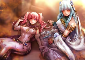 Page 31 of Petrification of the Sacred Stones Heroines and FE Blazing Sword defeated heroines sample images - preview thumbnail