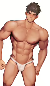 Page 16 of Baby faced muscular boy's temptation - preview thumbnail
