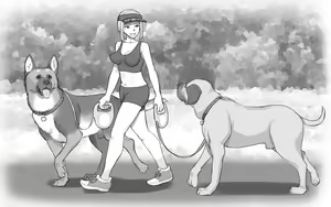Page 89 of DOG LOVERS ~Senpai no Inu ni Ikasareta Watashi~ - preview thumbnail