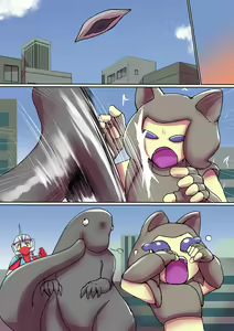 Page 14 of Tokusatsu Heroine Series - Rusty Comet if BADEND Shuu - preview thumbnail