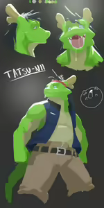 Page 3 of Nyuudles Morenatsu Art Collection - preview thumbnail
