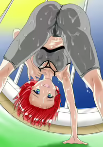 Page 11 of Asedaku Asedaku Yoga Shoujo ~ Bonyuu, Aieki, Futanari Shasei - preview thumbnail