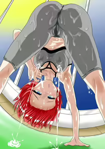 Page 14 of Asedaku Asedaku Yoga Shoujo ~ Bonyuu, Aieki, Futanari Shasei - preview thumbnail
