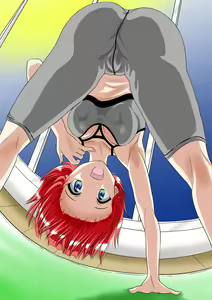 Page 9 of Asedaku Asedaku Yoga Shoujo ~ Bonyuu, Aieki, Futanari Shasei - preview thumbnail