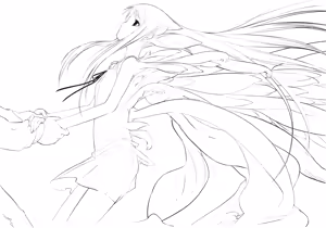 Page 11 of Saya no Uta Sketchbook - preview thumbnail