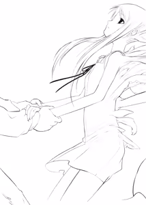 Page 12 of Saya no Uta Sketchbook - preview thumbnail
