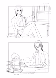 Page 17 of Saya no Uta Sketchbook - preview thumbnail