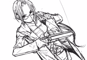Page 30 of Saya no Uta Sketchbook - preview thumbnail