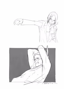 Page 34 of Saya no Uta Sketchbook - preview thumbnail