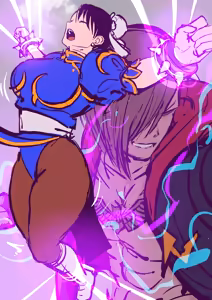 Chun-Li VS. ED - hentai manga cover image