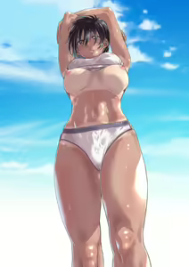 Page 2 of Shinchou 175cm no Rikujou Joshi wa Kouhai Danshi no Seishi o Chitsu ni Tameta mama Hashiritai - preview thumbnail
