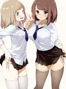 Page 4 of 巨乳の双子に好かれたせいでい - preview thumbnail