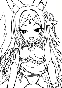 Page 187 of Kitsune Juju-sama 11 Mizugi Sugata de... - preview thumbnail