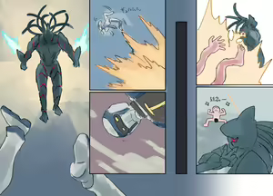 Page 198 of Mezameru Tabi ni Shussan! Kaizou! Kiken Shinryaku VS Kiken Seigi Hero VS Helmet Tsuugaku Shoujo - preview thumbnail