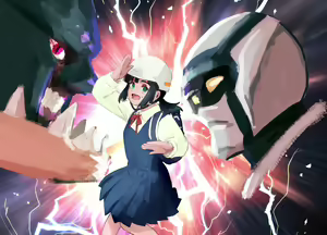 Page 55 of Mezameru Tabi ni Shussan! Kaizou! Kiken Shinryaku VS Kiken Seigi Hero VS Helmet Tsuugaku Shoujo - preview thumbnail