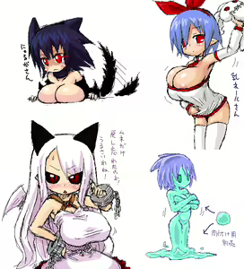 Page 620 of Collection of artist Arekishi's Disgaea art - preview thumbnail