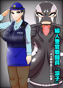 Fujin Keikan Sentouin "Ryouko" ~Aru Oushuuhin DVD no Kiroku~ — hentai manga cover on Fhentai