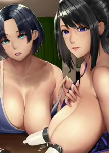 Page 24 of Haha Ane Chichi de Milk Mamire no Dorodoro Harem ~Gibo to Gishi no Bonyuu ni Oboreru Mainichi~ |  Un Haren Pegajoso Lleno de Leche de Madre y Hermana - preview thumbnail