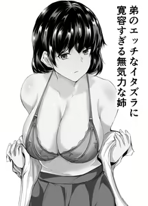 Otouto no Ecchi na Itazura ni Kanyou Sugiru Mukiryoku na Ane | 동생의 야한 장난에 너무나도 자비로운 무기력한 누나 — hentai manga cover on Fhentai