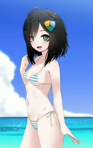 Page 2 of Virtual bishojo Nem official nude illust - preview thumbnail