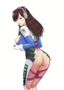 Page 51 of D.va (Overwatch) ass collection - preview thumbnail