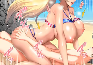 Page 52 of InCha Otouto ga Nangoku Beach de Kinpatsu Bakunyuu Oyako o Matomete Netotte Haramaseru Hanashi - preview thumbnail