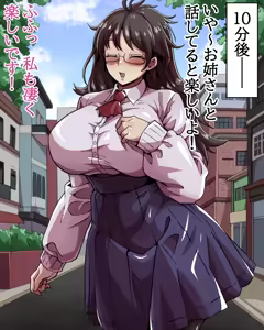 Page 13 of Ojousama Gakkou no Bakunyuu Meganekko to SeFri ni Naru Hanashi - preview thumbnail