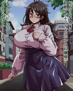 Page 6 of Ojousama Gakkou no Bakunyuu Meganekko to SeFri ni Naru Hanashi - preview thumbnail