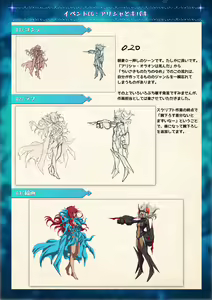 Page 34 of Mahou Shoujo Shoumou Sensen Another Record Artbook - preview thumbnail