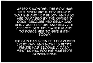 Page 26 of My mother the slave pig 1-2 - preview thumbnail