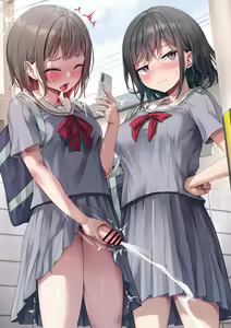 Page 34 of Michibata de Okkishita Futanari-chan ni Yuujin ga Igai na Teian - preview thumbnail
