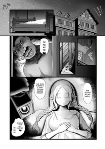 Page 4 of A tale of an Elf adventurer (♀) being visited at night and bred by an innkeeper - preview thumbnail