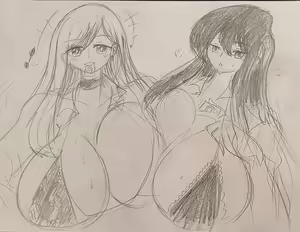 Page 2 of Marin Kitagawa X Shoko Komi and Shota gangbang - preview thumbnail