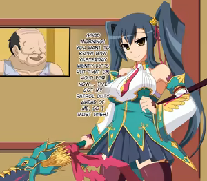 Page 51 of The Poor Girl Had Somehow Been Transformed Into A Dick Hole For A Disgusting Pig! The End of Takagi Takeshi (New Koihime Musou) MTL - preview thumbnail