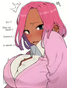 Page 3 of Plump Pink Hair Girl's Book - preview thumbnail