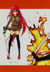 Page 54 of Shakugan no Shana Artbook - preview thumbnail