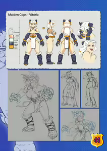 Page 45 of The Art of Maiden Cops - preview thumbnail