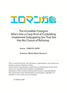 Page 54 of Zetsurin Gaikokujin no Yaba Sugiru Netori Kata 〜 Iya to wa Iwasenai , Kikakugai no Wakarase SEX 1-4 | The Incredible Foreigner Who's Into a Crazy Kind of Cuckolding 1-4 - preview thumbnail