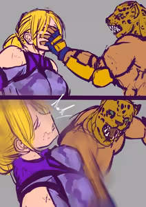 Page 5 of Nina Williams VS. King - preview thumbnail