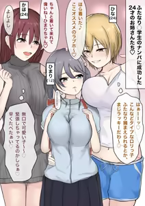 Futanari Marugakusei ga Nanpa shite Kita Onee-san-tachi o Tsuyotsuyo Ochinpo de Wakaraseru — hentai manga cover on Fhentai